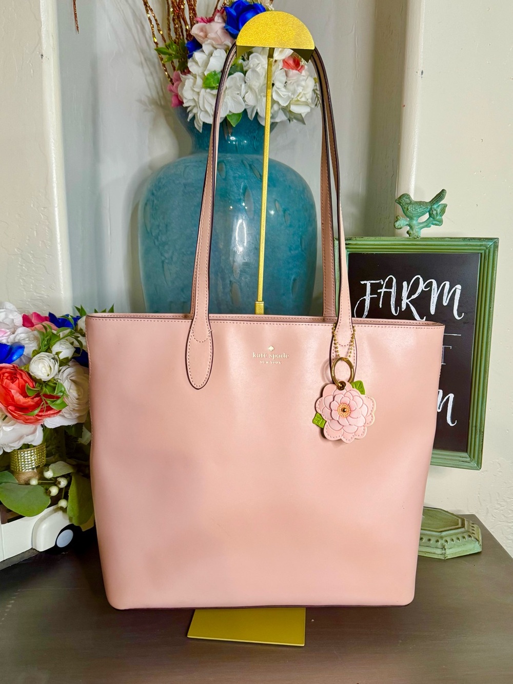 Kate Spade Kerri Medium Tote Pink Soft Leather - NWOT